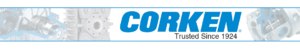 CORKEN logo on a blue banner with 'Trusted Since 1924' and industrial machinery imagery in the background.